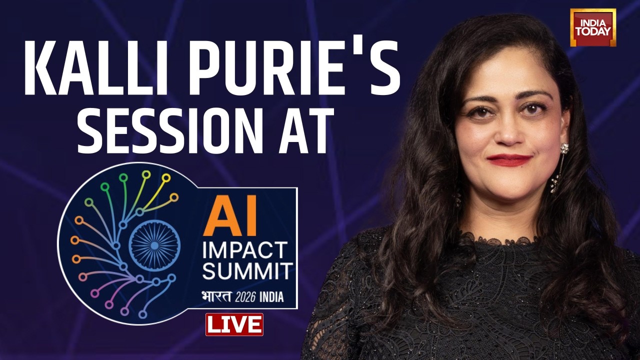 India AI Impact Summit LIVE: India Today's Kalli Purie Holds Session on AI and Media | AI Summit