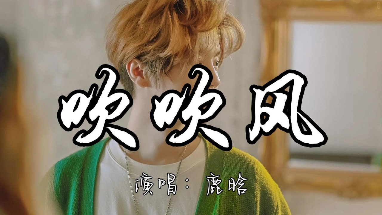 鹿晗 - 吹吹风『想带你 落日黄昏后 吹吹风想陪你 浪漫星空下 做做梦。』『动态歌词MV』