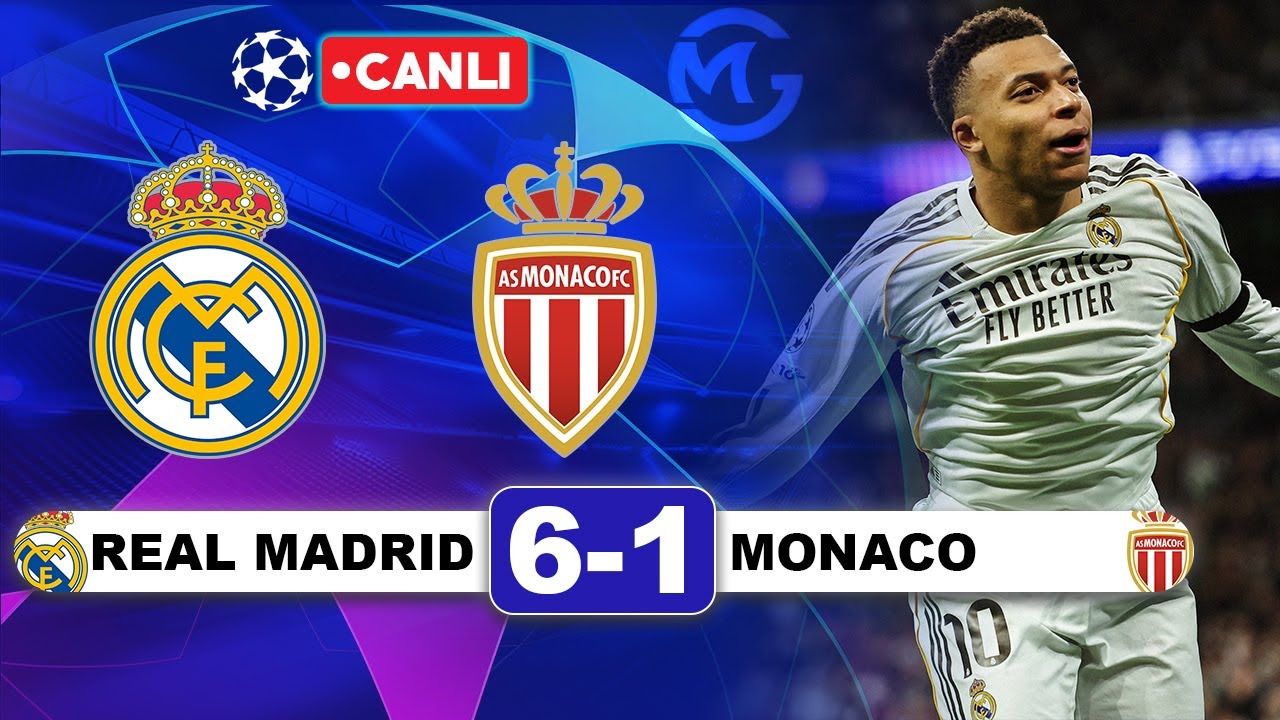 Real Madrid Monaco Canlı / Şampiyonlar Ligi