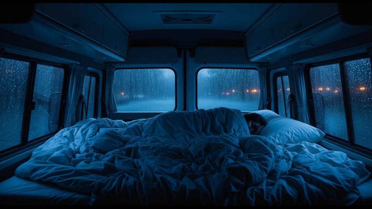 Instant Sleep Therapy ⚡ Sounds Rain & Thunder on Cozy Car for Relax, Deep Sleep & Banishing Insomnia