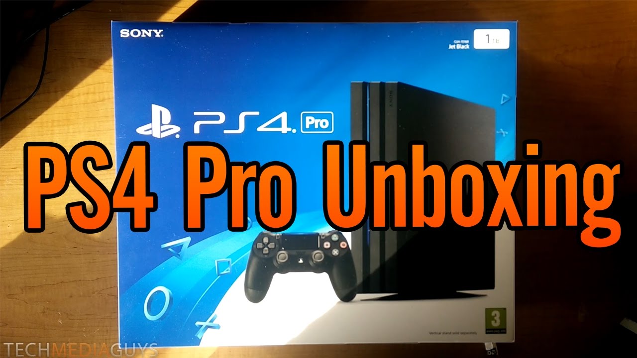 PS4 Pro 1TB Unboxing UK