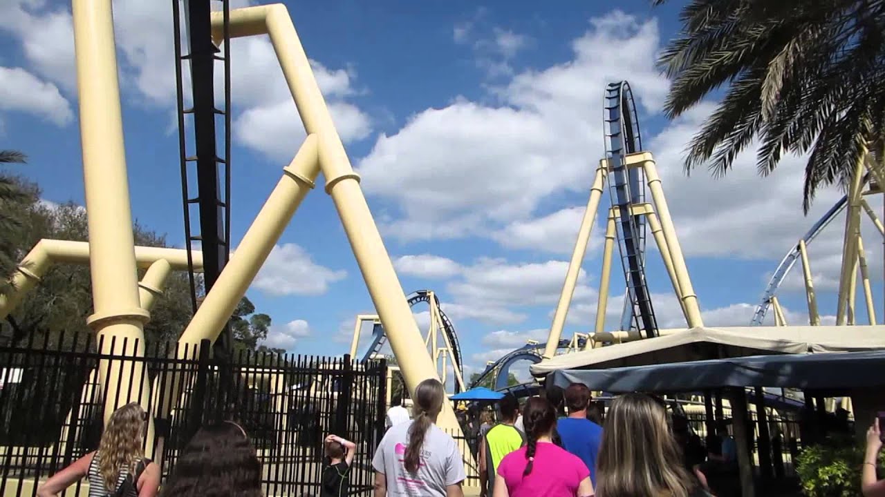 Falcon's Fury Construction Update At Busch Gardens Tampa Florida!!! (3.20.14)