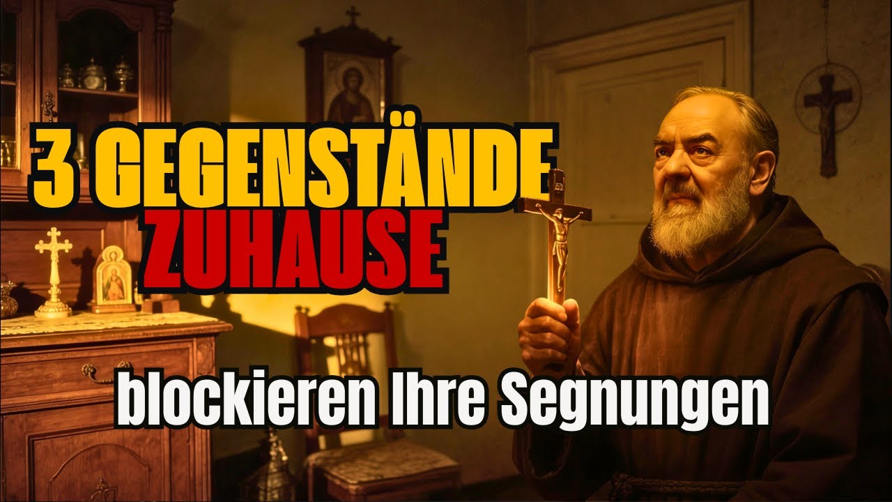 3 Gegenstände in Ihrem Haus die Segnungen BLOCKIEREN — Padre Pio Enthüllte