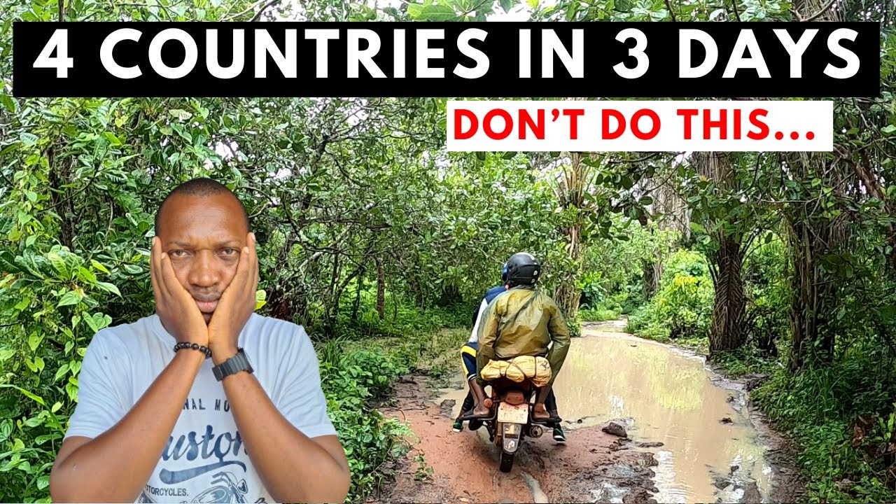 EPIC ROAD TRIP THROUGH 4 AFRICAN COUNTRIES IN 3 DAYS | Guinea Conakry and Bissau, Senegal and Gambia