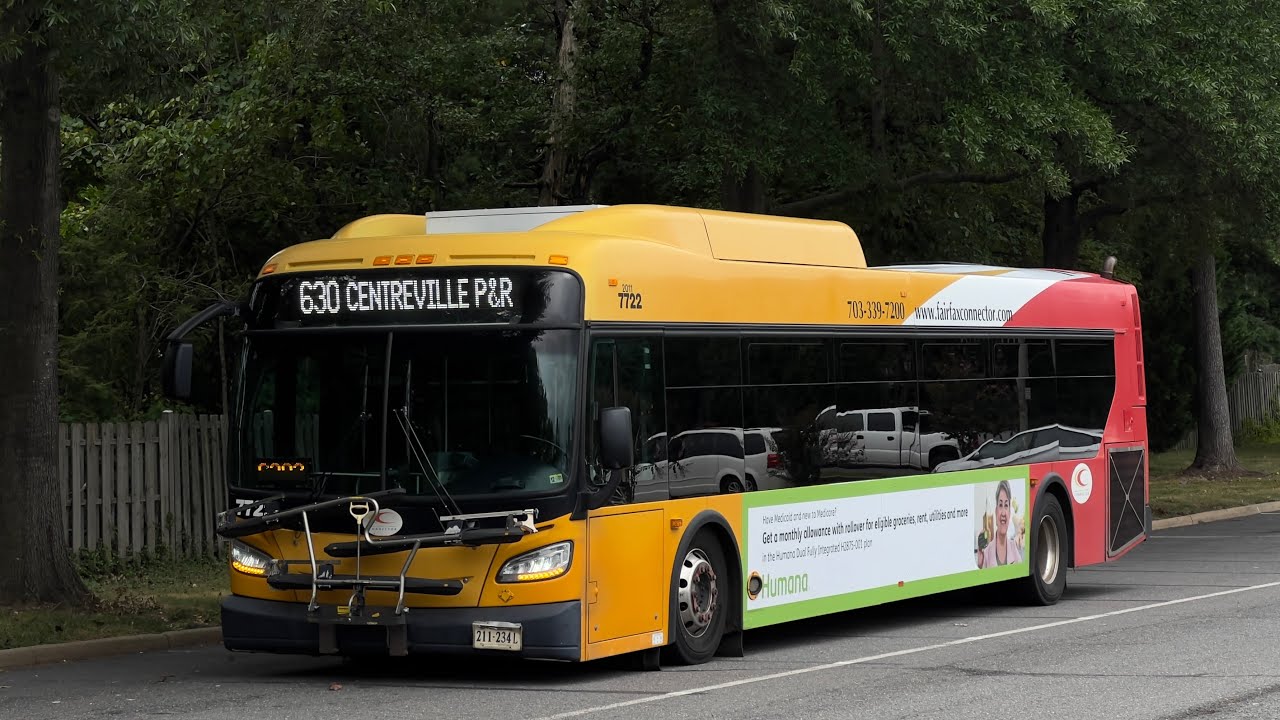 Fairfax Connector: 2011 New Flyer XD40 #7722 on Route 630