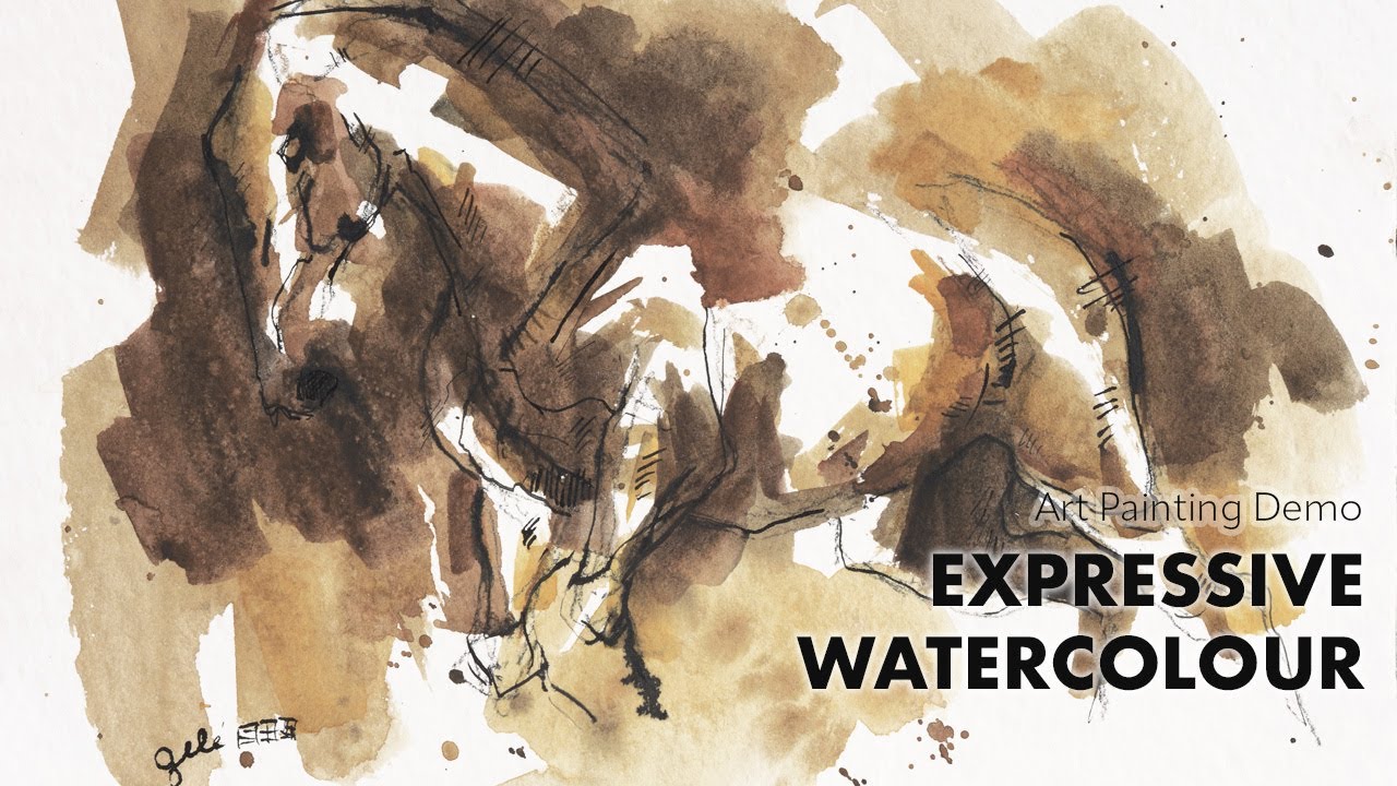 Horse in Motion – Expressive Watercolor & Ink Demo