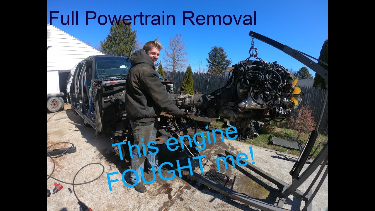 Complete Engine Removal - Pulling the 6.0 out of a 2002 Yukon XL