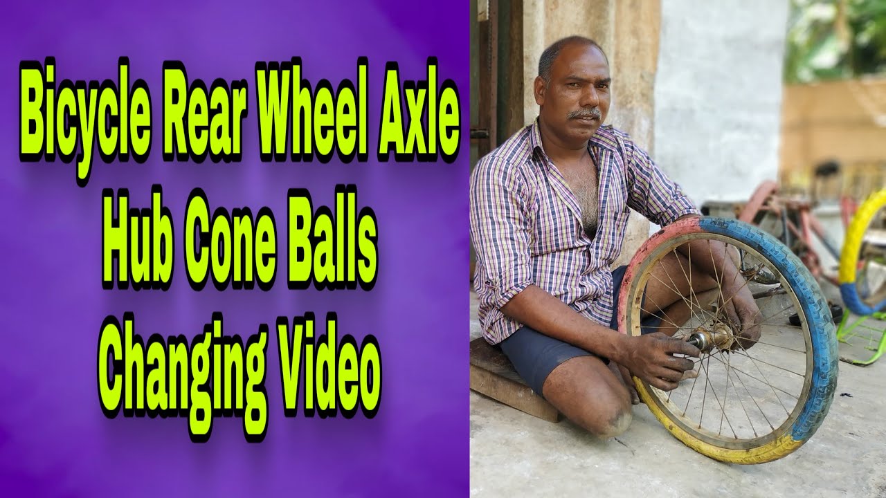 Bicycle Rear Wheel Axle Hub Cone Balls Changing Video in Tamil | Axle Set Change | #tamil #Tricycle
