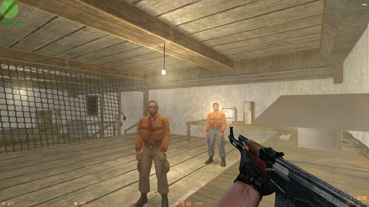 [SOLO]Counter-Strike : Condition Zero Terrorist Mission Pack cs_downed_cz Gameplay Walkthrough.