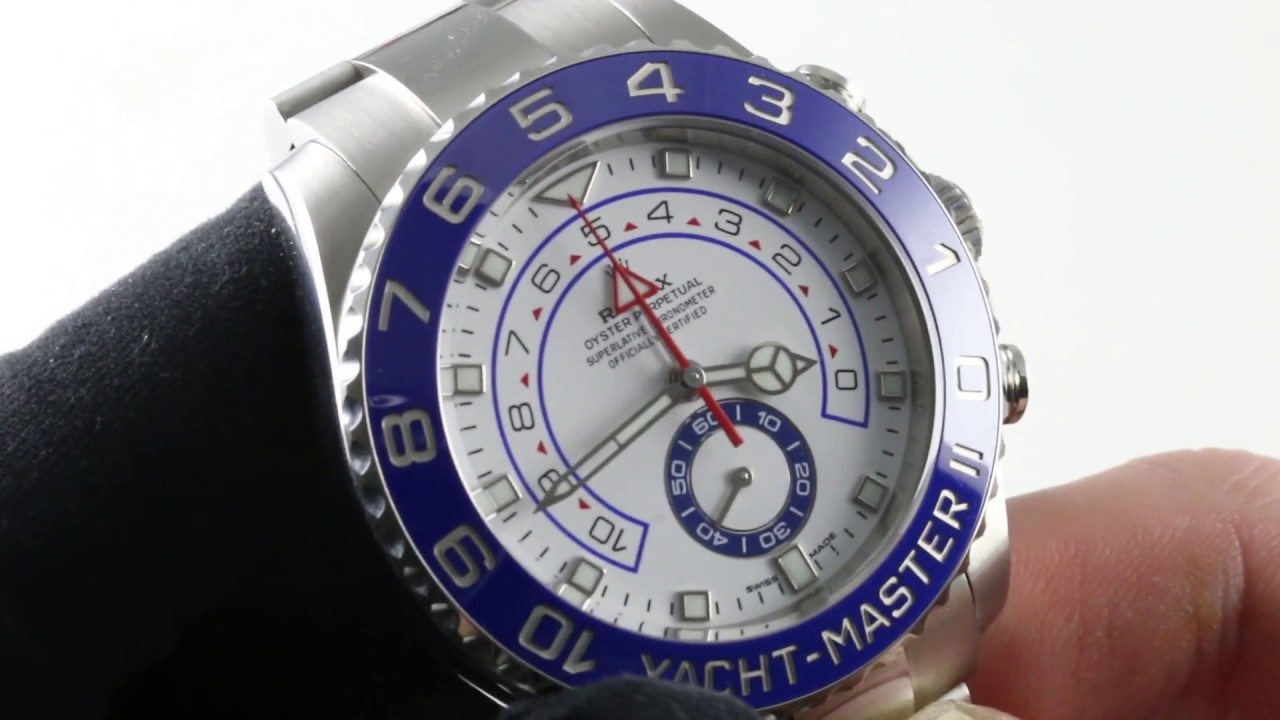 Обзор роскошных часов Rolex Yacht-Master II (обновлённый дизайн 2017 года) 116680