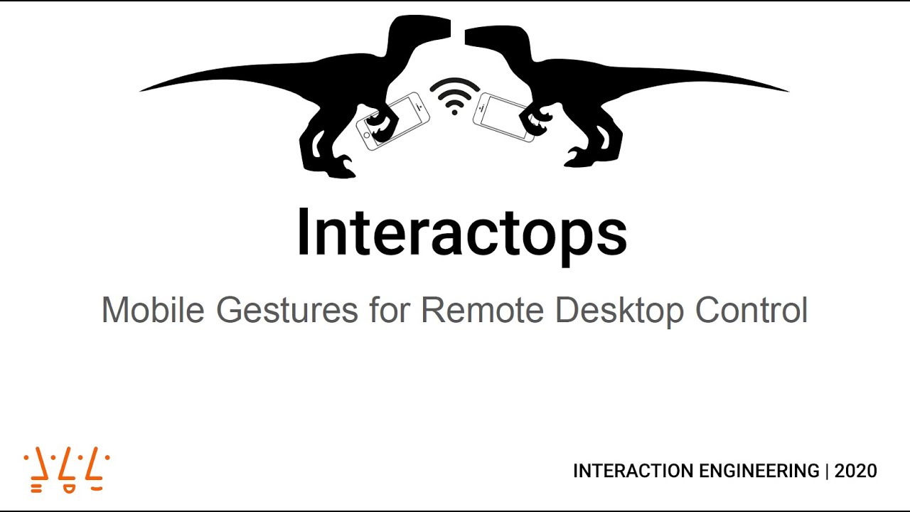 Interactops - Mobile Gestures for Remote Desktop Control