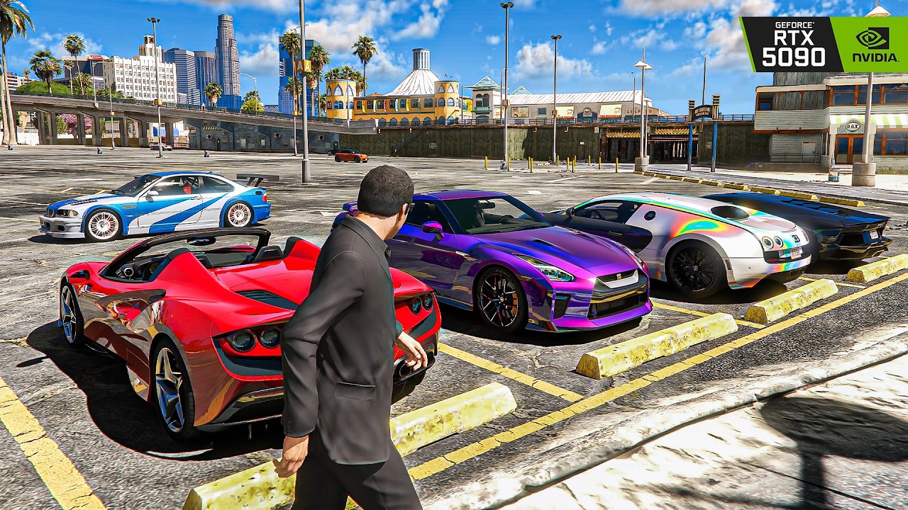 GTA 5 Enhanced: New ChromatiX Volumetric Clouds Update Looks Insane | 8K Gameplay on RTX 5090