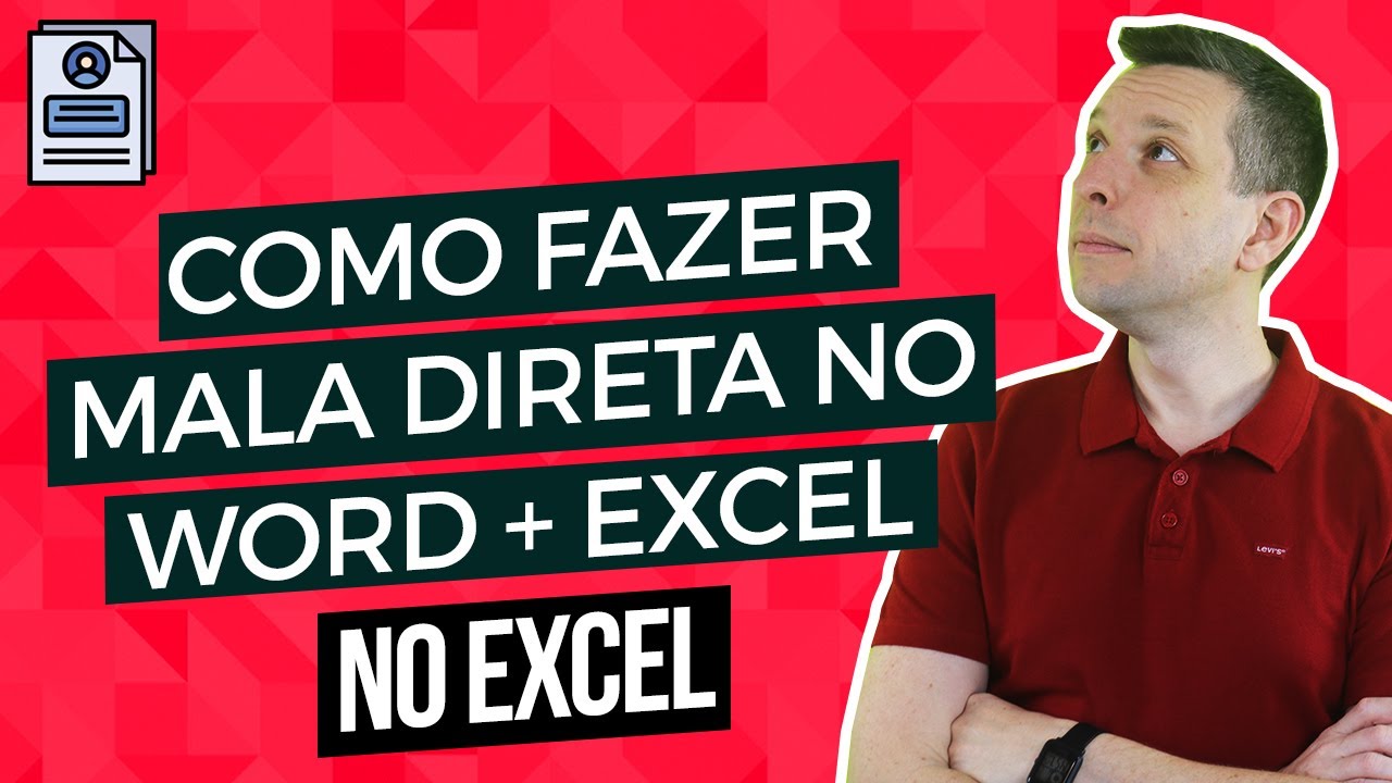 Aula de Como Fazer MALA DIRETA no Word + Excel