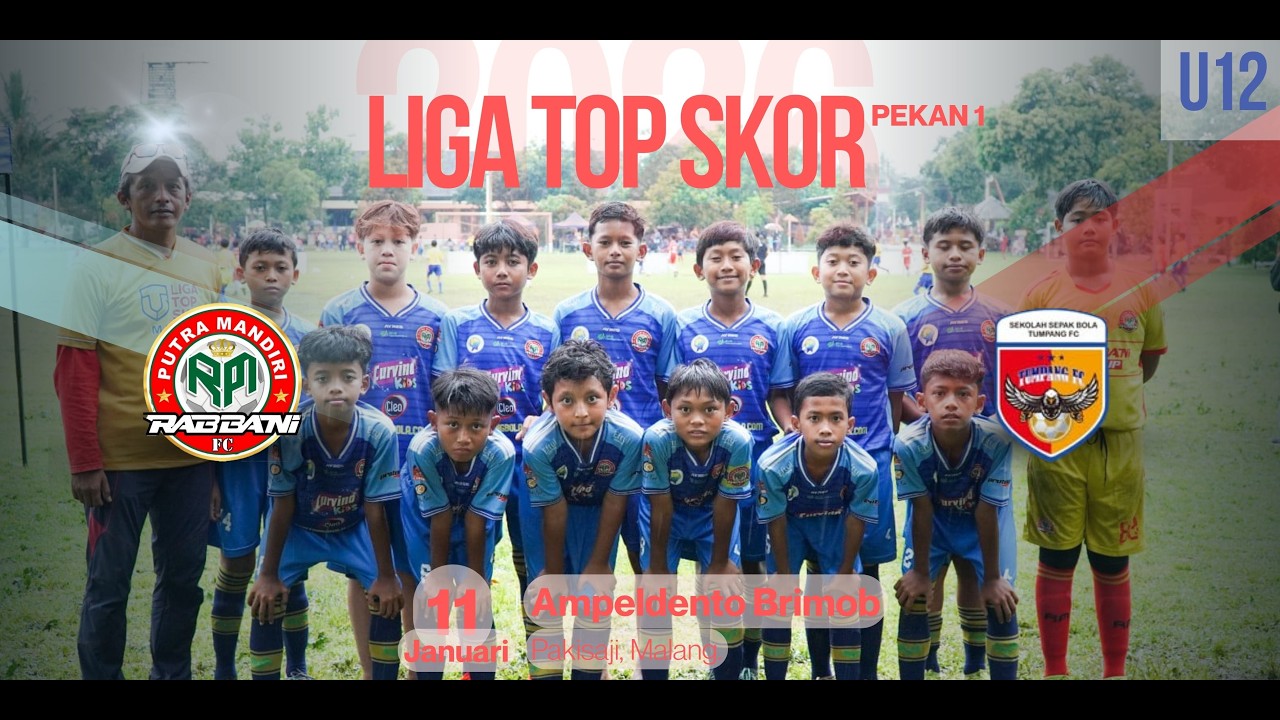 Liga Top Skor 2026 U-12 (Malang) Pekan 1 : Rabbani VS Tumpang FC | 11 Januari 2026