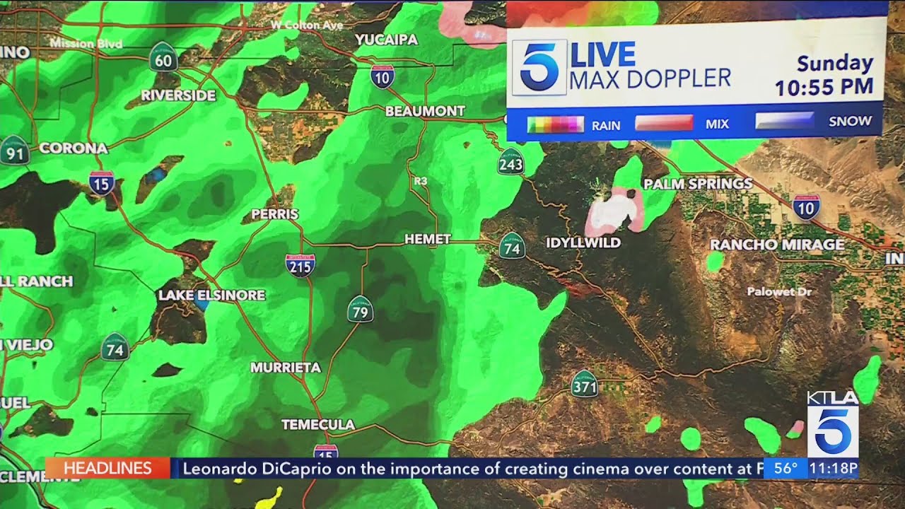 Sunshine in the forecast for Southern California