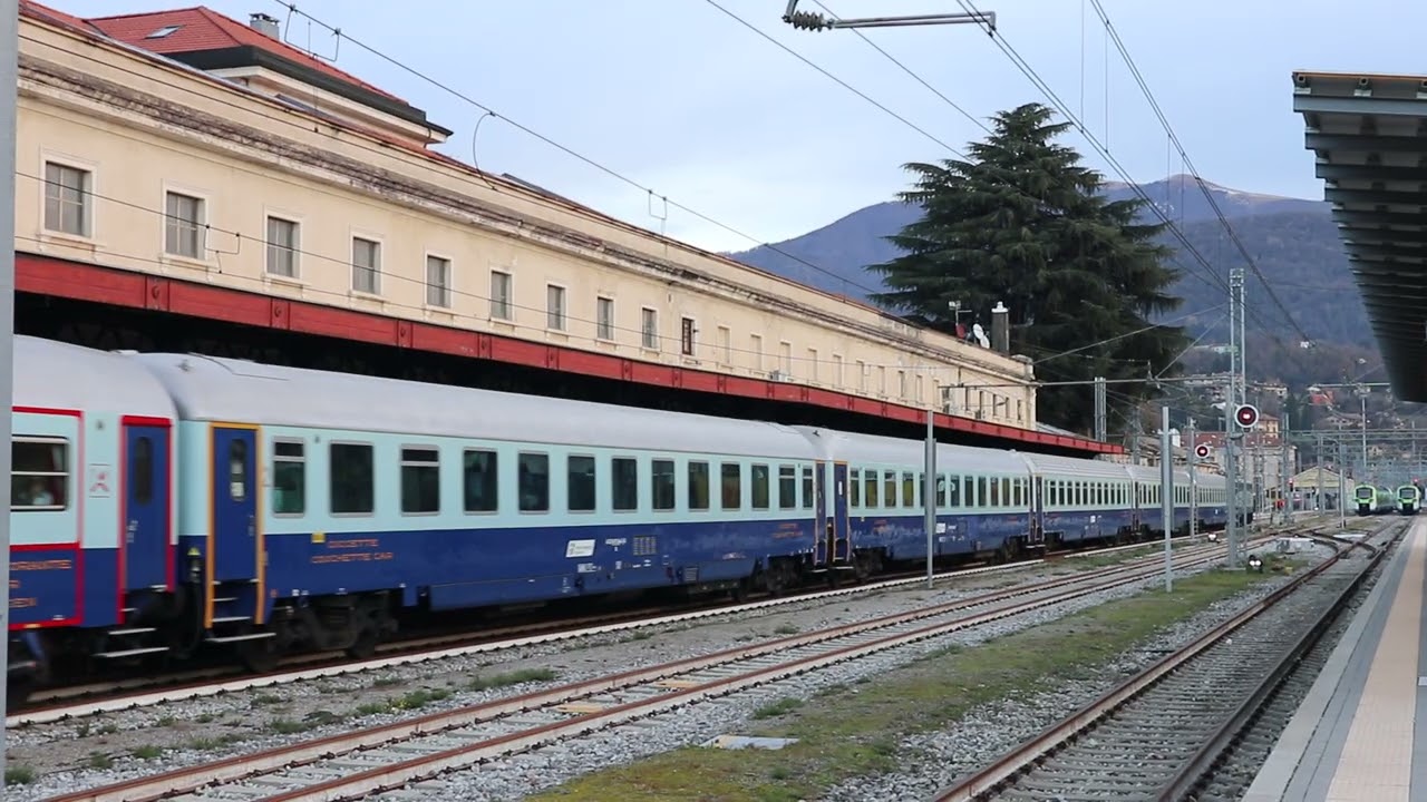 Verbano Express 2025 Da Basilea a Milano con Treni Turistici Italiani. Arrivo a  Luino
