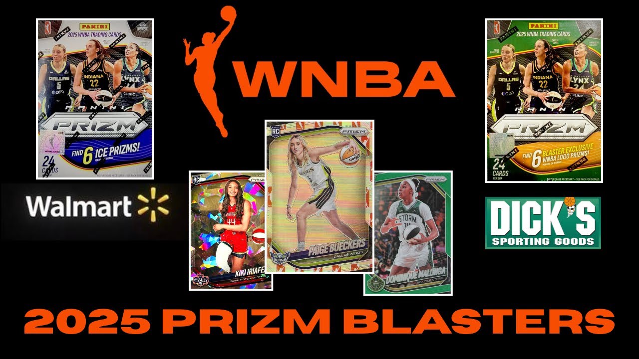 2025 WNBA PRIZM BLASTERS!! Walmart blasters vs Dicks blasters, which one is better?!
