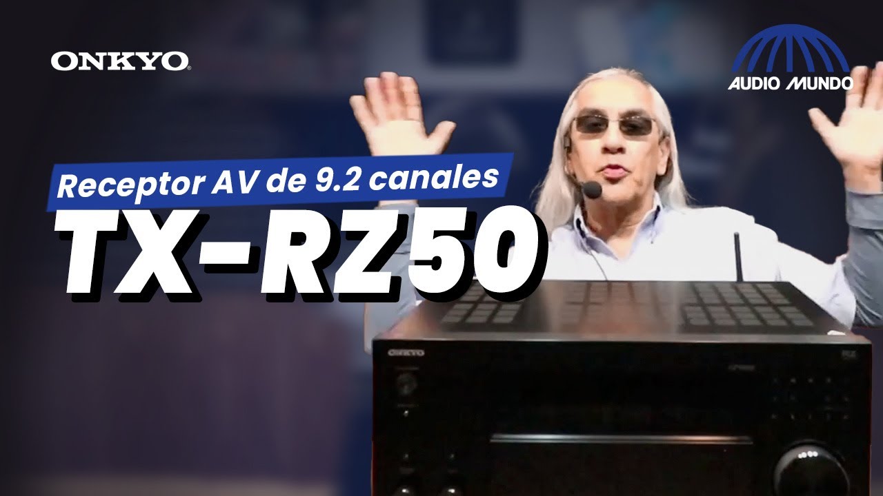 Receptor AV multicanal marca Onkyo modelo TX-RZ50