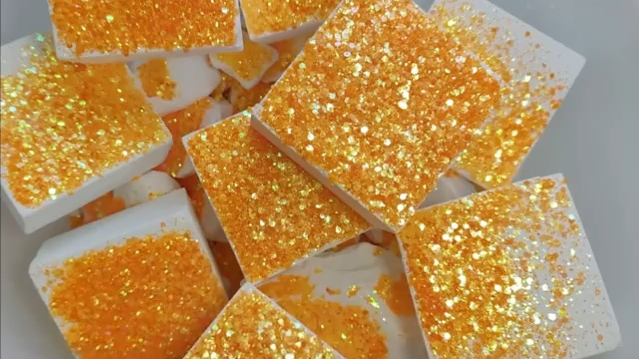 Crispy, Buttery and Glassy  PJ with Glitter Topping| @YuShen-asmr | Satisfying ASMR Crushing Video 