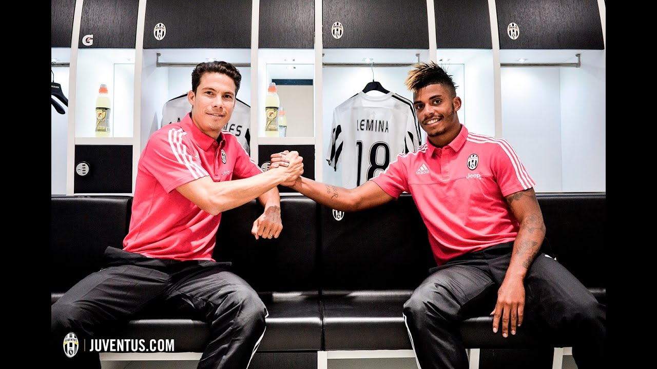 Hernanes e Lemina, presentazione e allenamento -Action-packed day at Juventus HQ