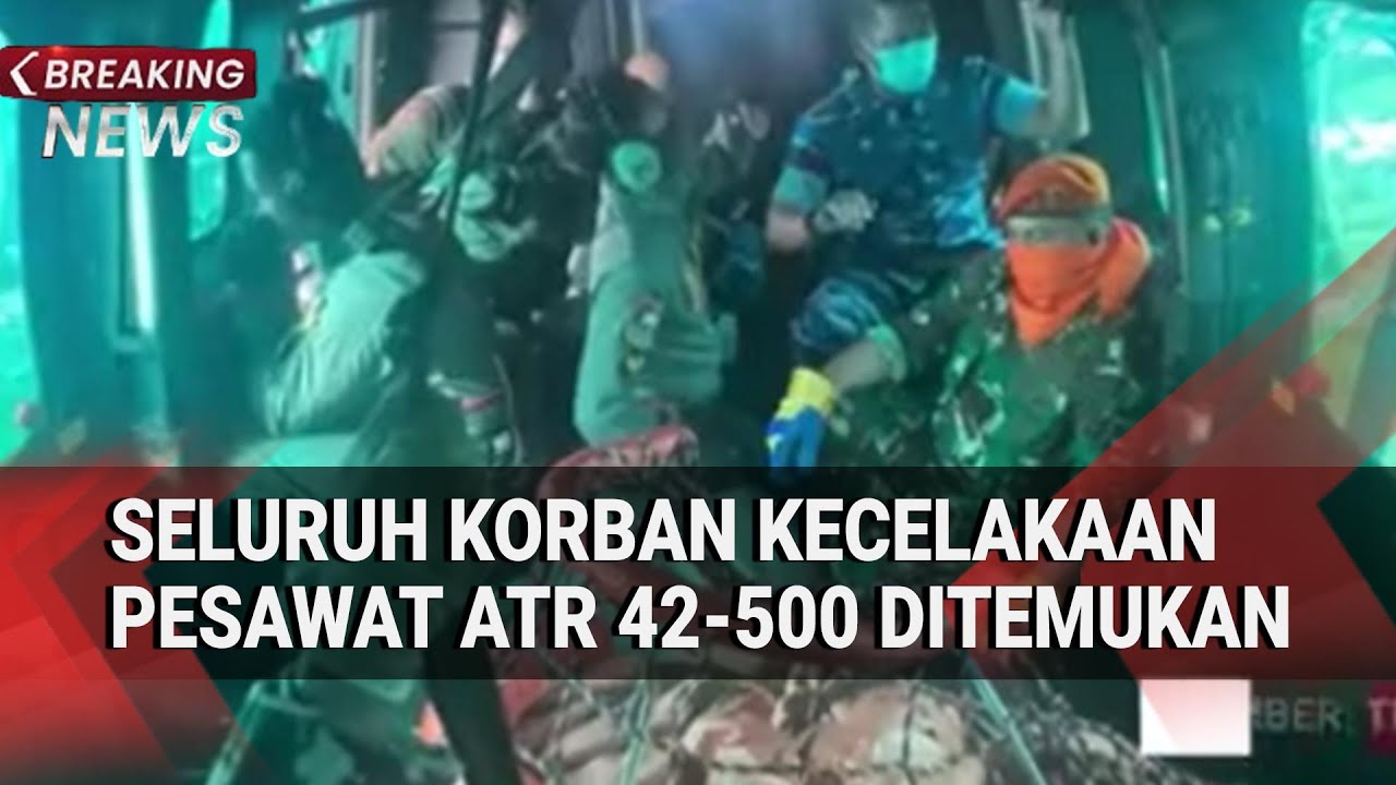 EKSKLUSIF - Seluruh Korban Kecelakaan Pesawat ATR 42-500 Ditemukan
