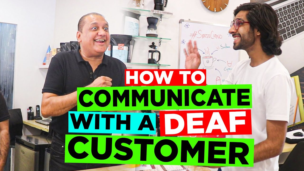 How To Communicate With A Deaf Person ft Coffee Wagera