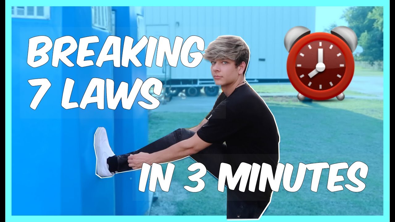 BREAKING 7 LAWS IN 3 MINUTES | Nathan Triska