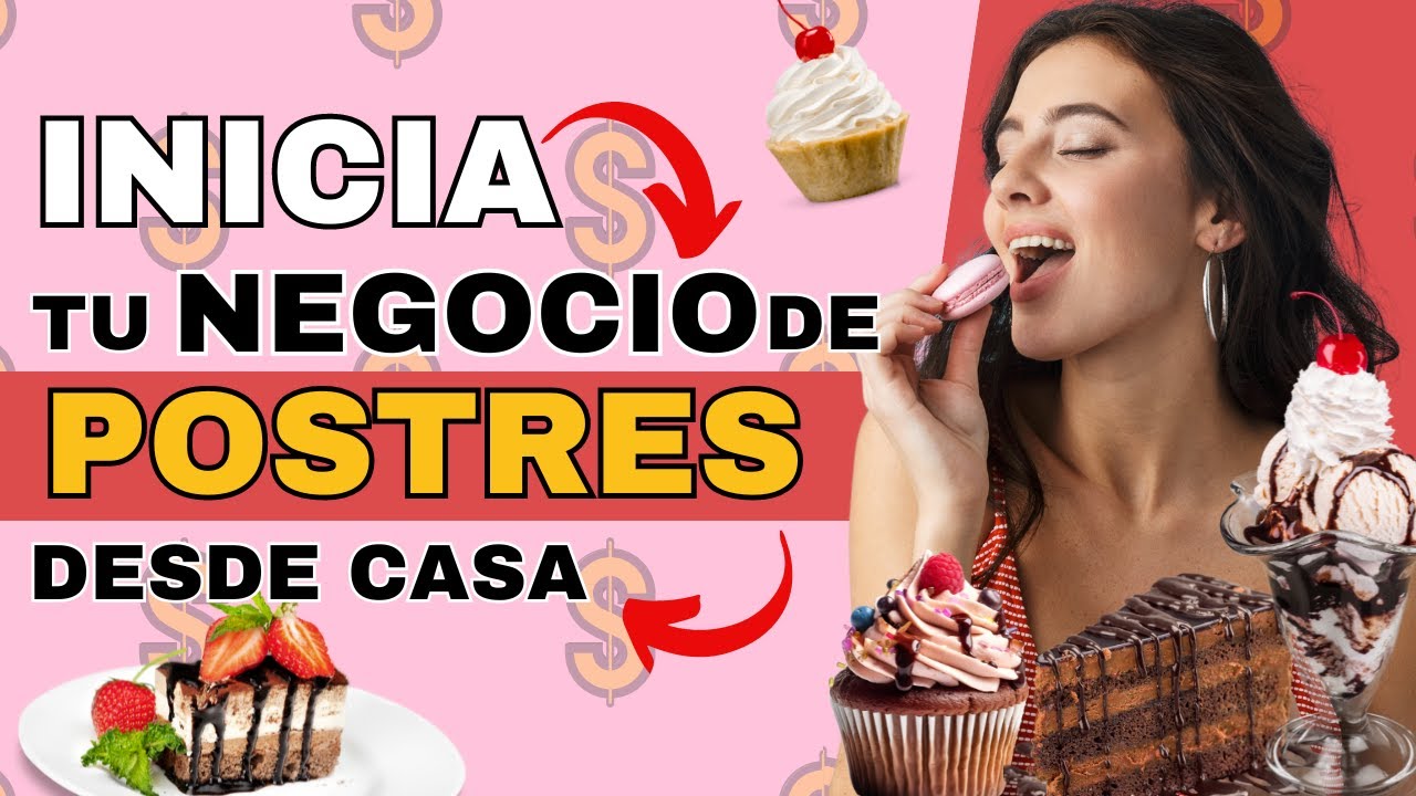 👉COMO INICIAR UN NEGOCIO DE REPOSTERIA y PASTELERIA RENTABLE desde CASA con POCO DINERO.💸