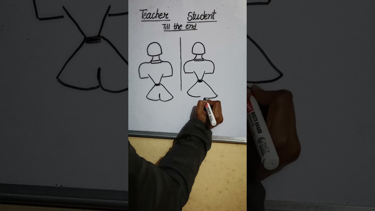 Students vs Teachers Drawing #shortvideo #youtube video #sub #pgplus