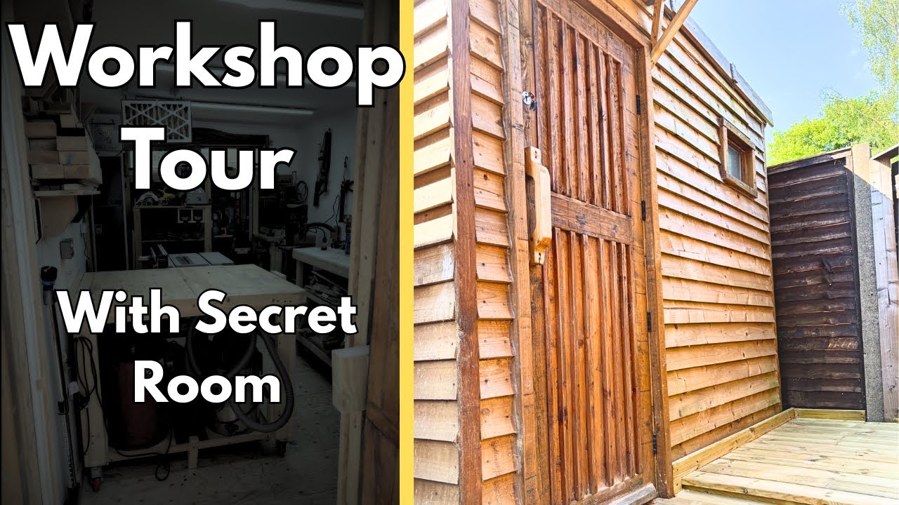 Workshop Tour + Secret Room Reveal | Small Workshop Ideas & Hidden Space Inspiration