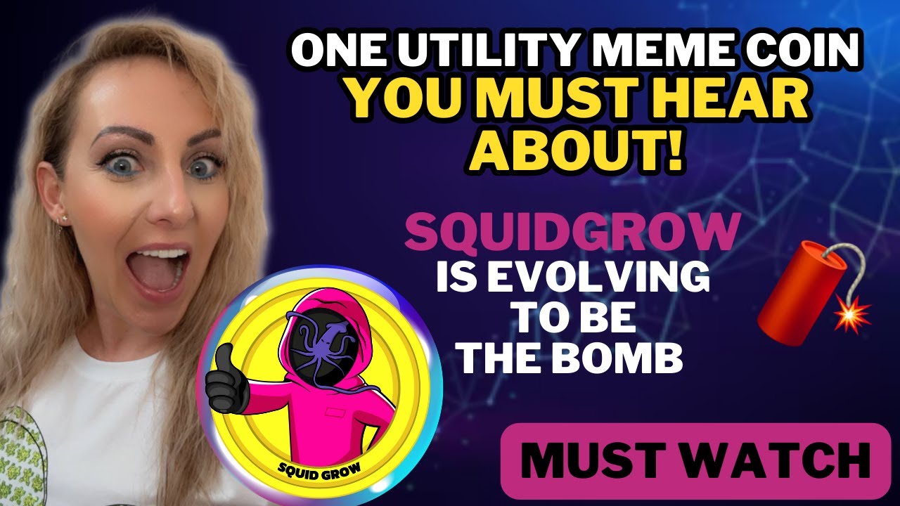 One Utility Meme Coin You MUST Hear About! SquidGrow || Crypto Future | Metaverse Coin