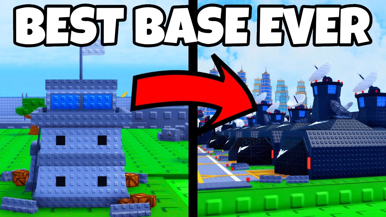 Строю ЛУЧШУЮ ВОЕННУЮ БАЗУ (снова) в Roblox Mini War