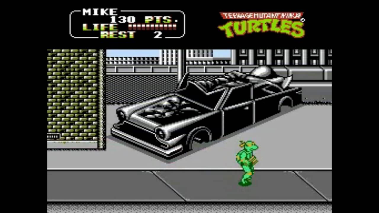 Longplay: Teenage Mutant Ninja Turtles II The Arcade Game ~Mike~ (NES) [Collaboration]