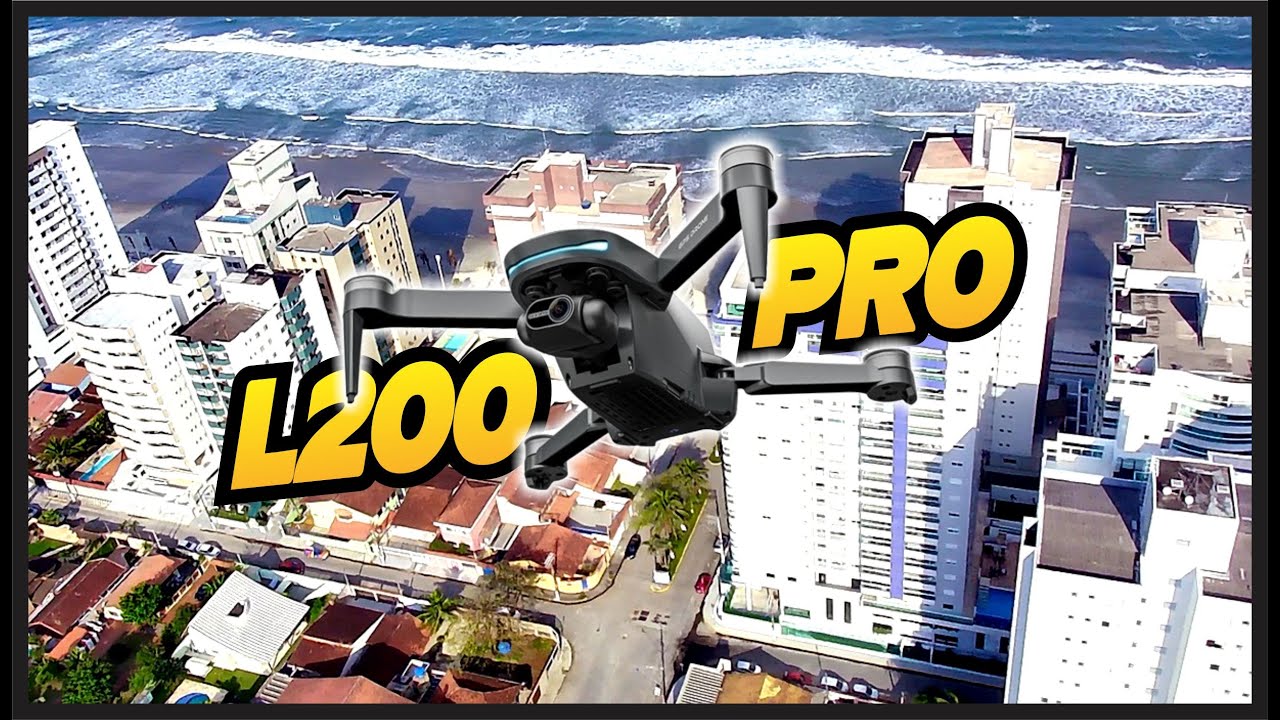 DRONE L200 PRO com GIMBAL DE 2 EIXOS e CAMERA DE 2,7K - TESTE COMPLETO E DETALHADO!