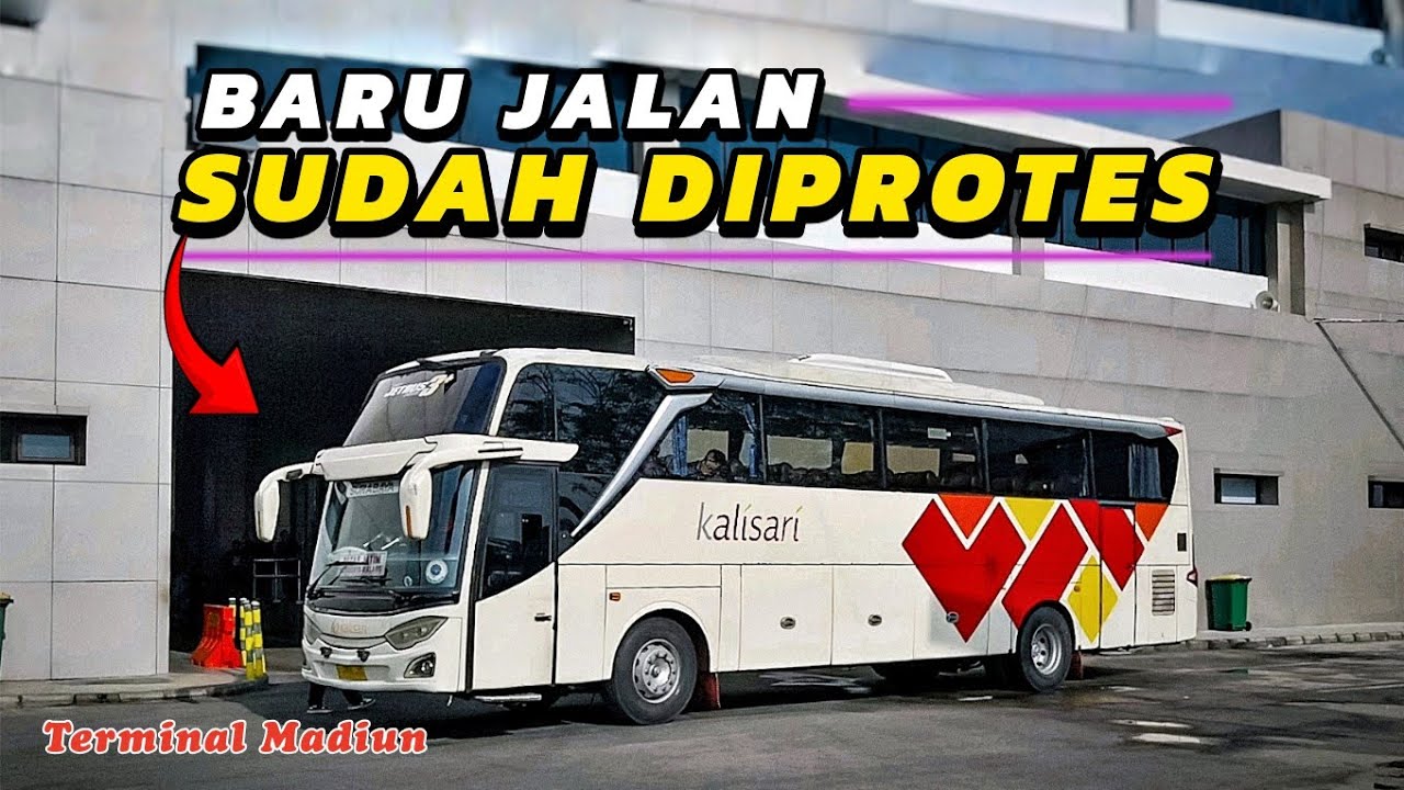 MASIH LENGANG‼️AKTIVITAS PAGI TERMINAL MADIUN HARI INI