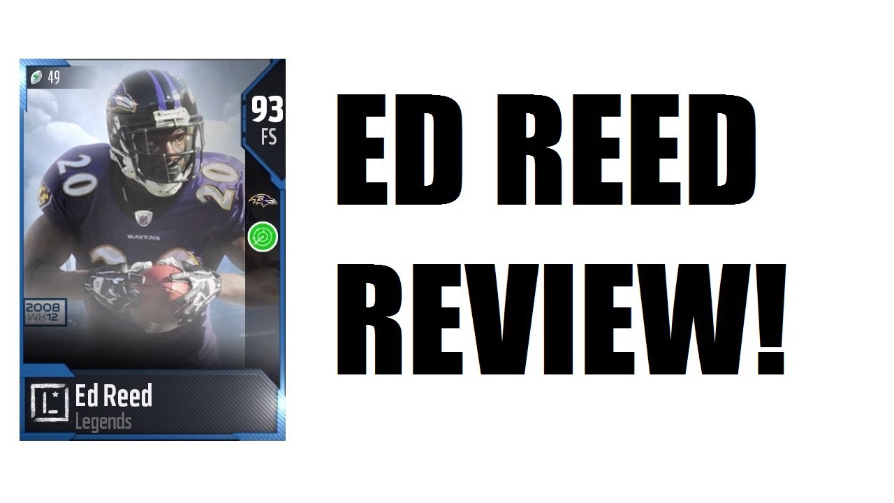 How Good is 93 Overall Ed Reed? MUT 18 Card Review