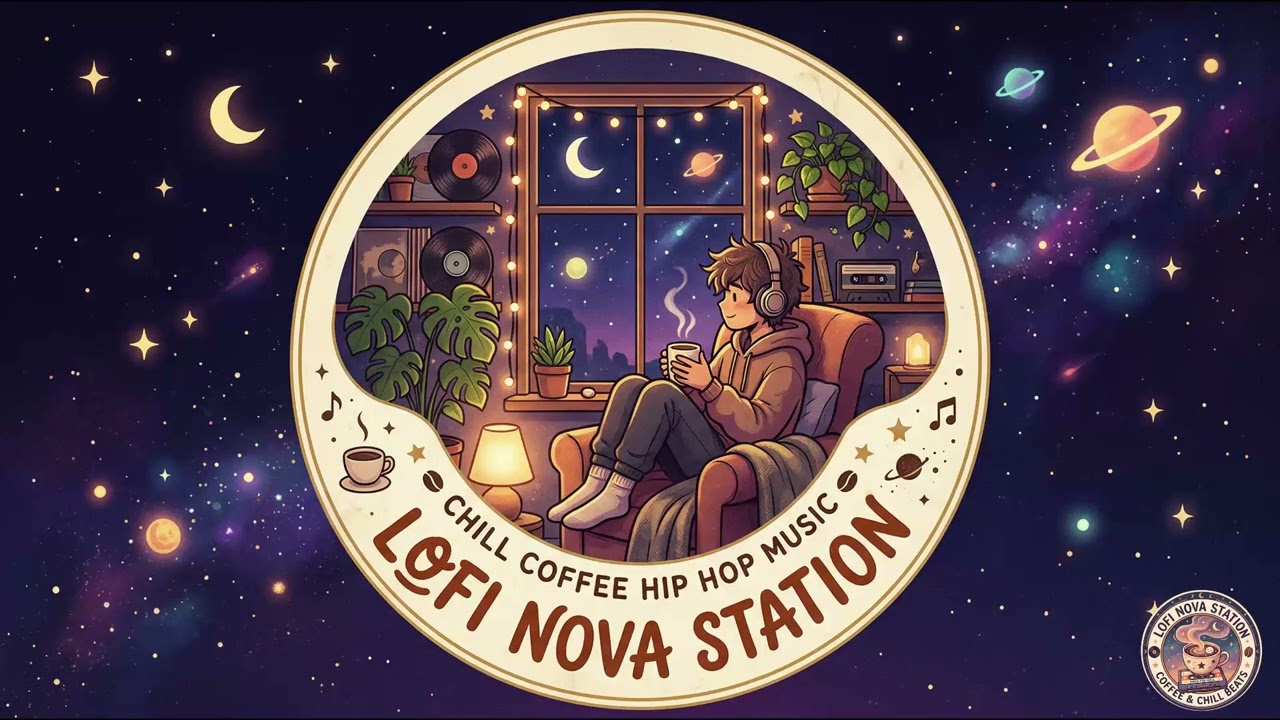 Relaxing Study Music | Cozy Coffee Shop ☕ Vol.7 – Lofi Hip Hop & Soft Jazz Piano | Chill Background