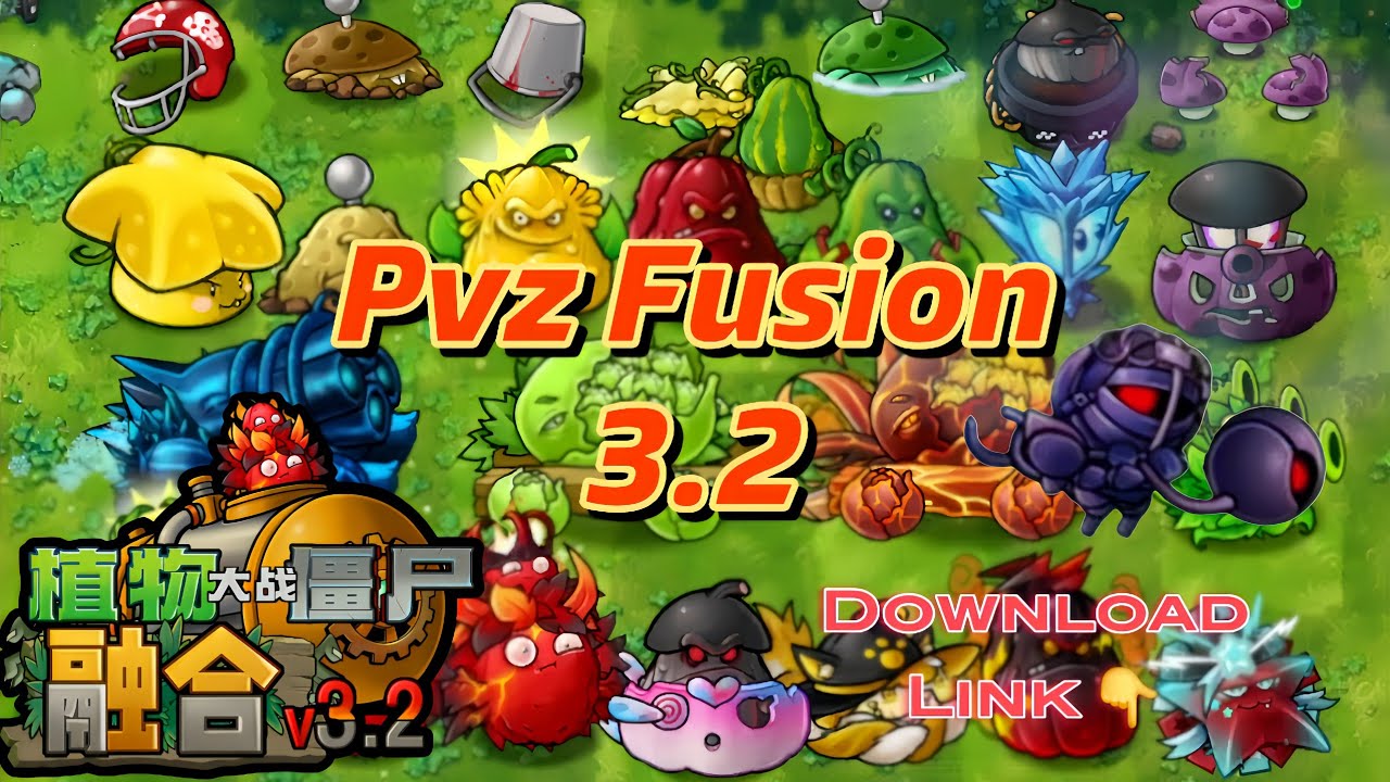 Pvz fusion 3.2 big update all new plants recipe and zombies. Download Link 