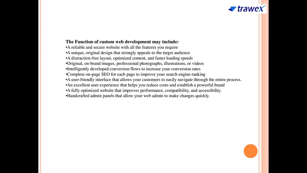 CUSTOM WEB DESIGN SERVICES