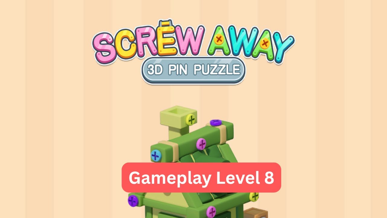 Screw Away 3D Pin Puzzle Gameplay - Level 8 (2)