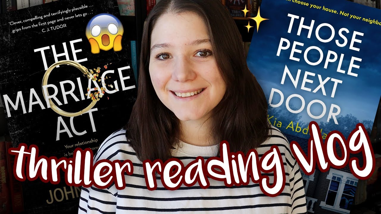 the vlog where I read new 2023 thriller releases 😱 ARC READING VLOG [CC]