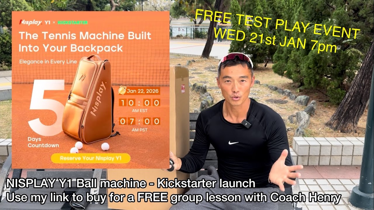 @Nisplay Y1開箱🎾FREE Test play event: Wed 21st Jan, 7-8pm🎾WhatsApp 61357606 to join👍🏻