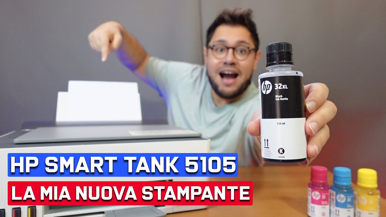Addio CARTUCCE con HP Smart Tank 5105 - Unboxing e primo Setup