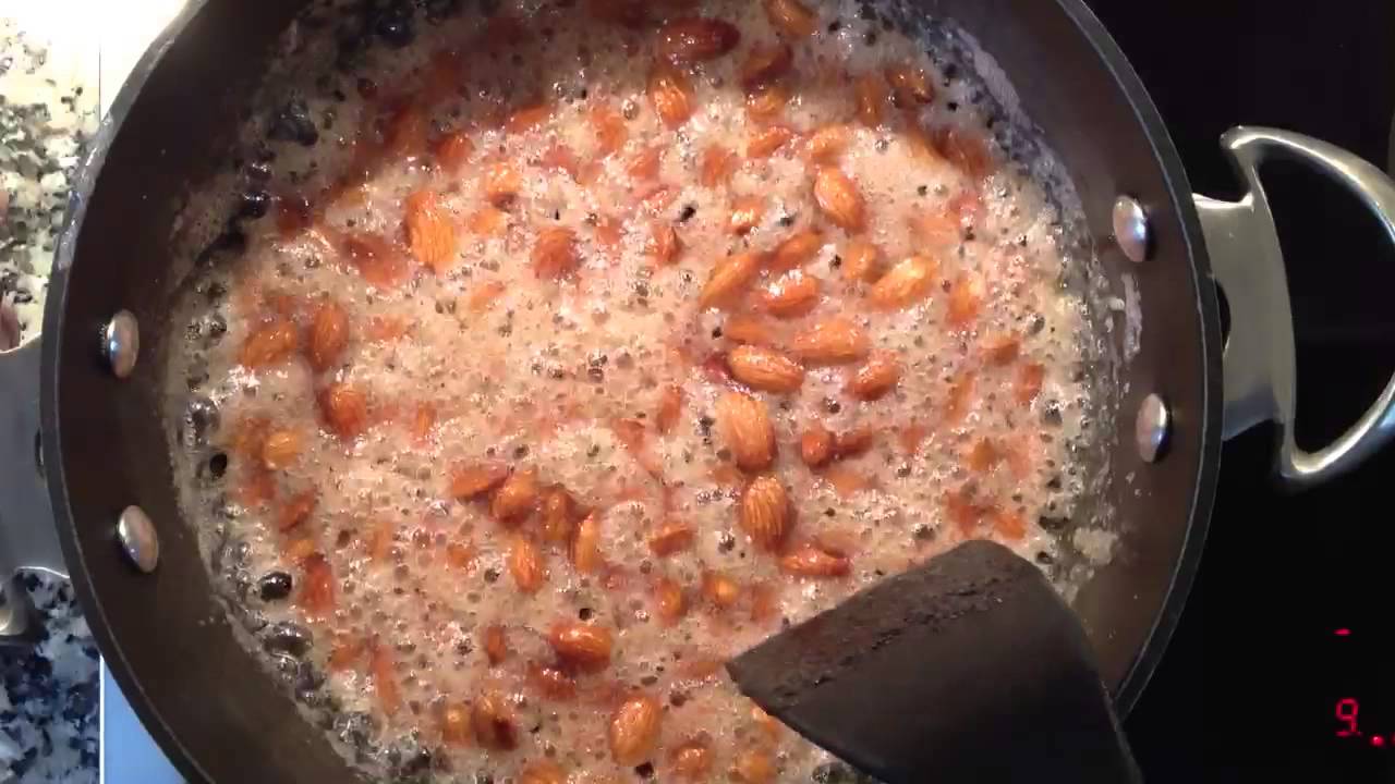 Brændte mandler med lakrids