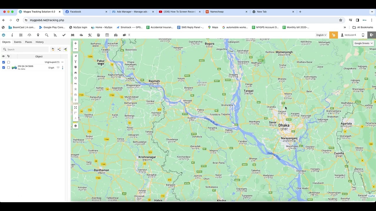 1  How to create User id & device in gps-server