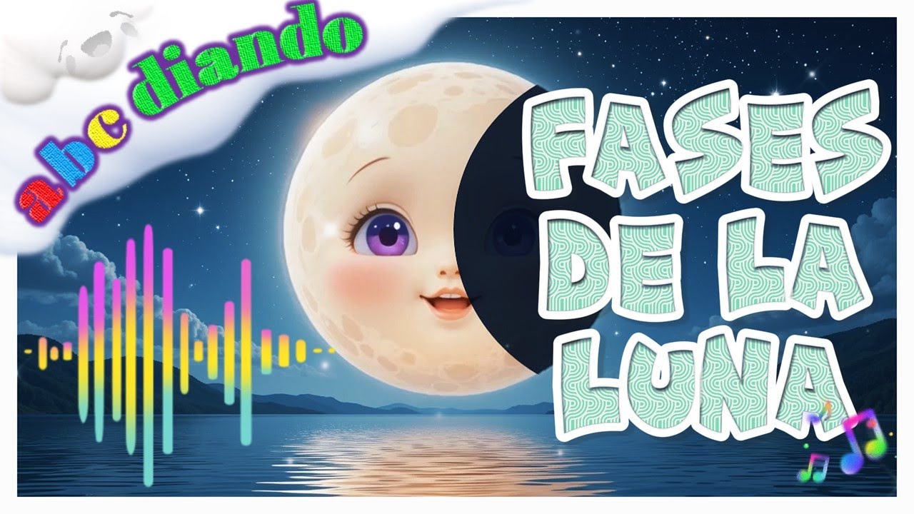 🌙 ¿Dónde Está la Luna Hoy? 🌑🌓🌕 Aprende Cantando con ABCdiando las Fases de la Luna🎶