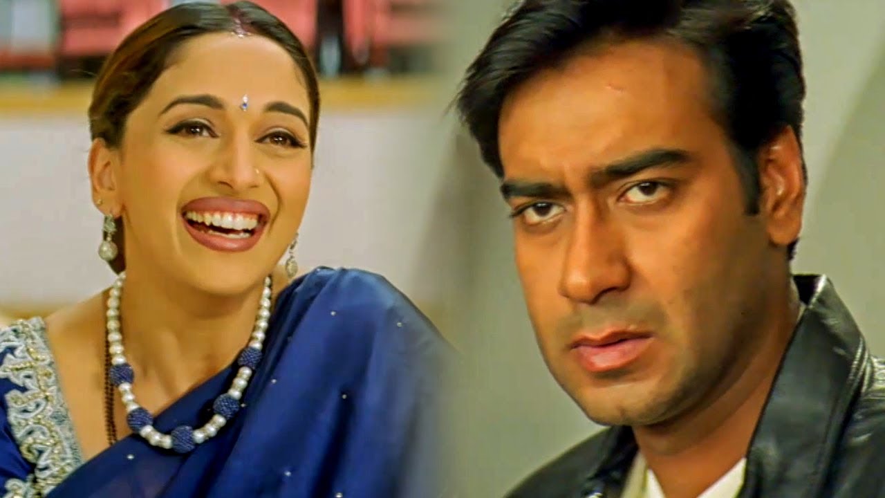 घर देर से आने पर देखिये माधुरी दीक्षित ने क्या किया अजय देवगन के साथ l बेस्ट सीन