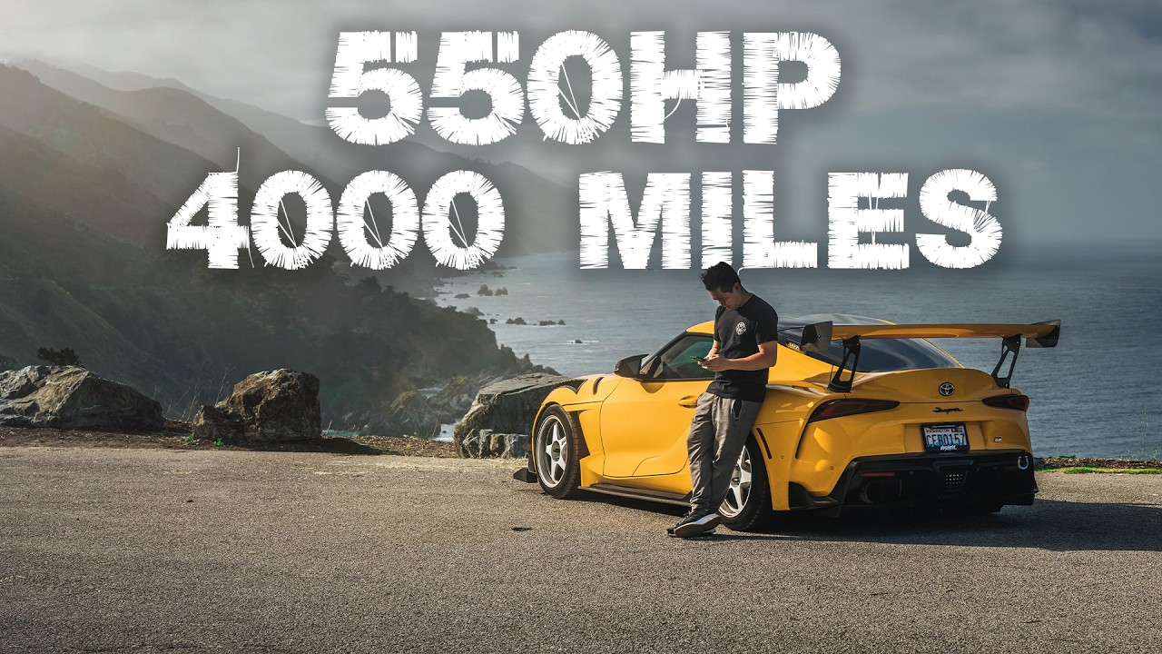 CRAZY BEAUTIFUL ROADTRIP WITH TRACK BUILT TOYOTA SUPRA
