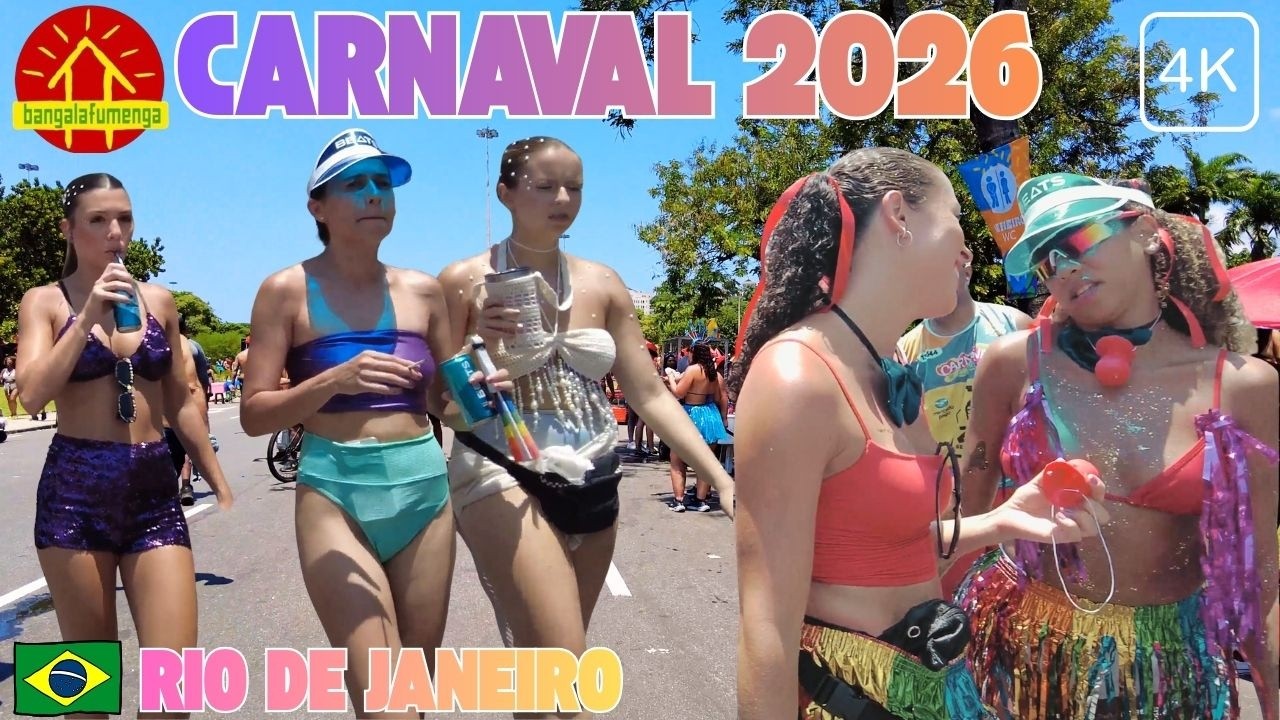 🇧🇷 Bloco Party BANGALAFUMENGA | Aterro do Flamengo | Rio Carnival 2026【 4K 】