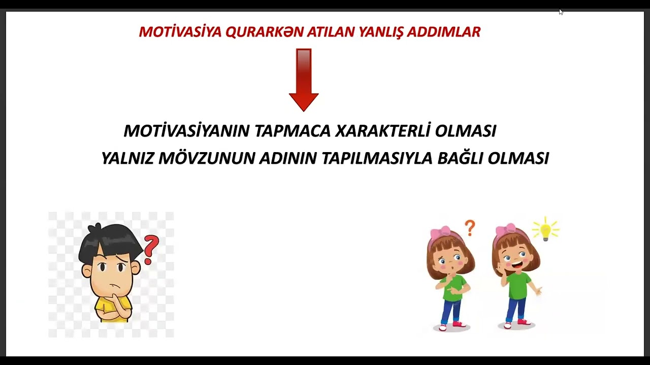 Cəlbolunma (Motivasiya və Refleksiya) #MİQ #Kurikulum #sertifikasiya #işəqəbul